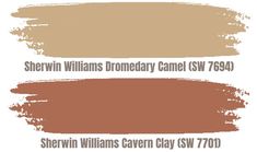 three different shades of brown, beige and white with the words sheryln williams bronda