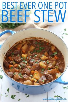 the best ever one pot beef stew recipe