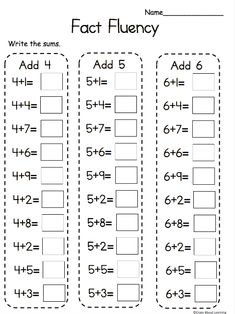 free math worksheets 1class Math Worksheet, Addition Sheets For First Grade, Matematik Prasekolah, Add And Subtract Within 20, Oppgaver For Barn, First Grade Math Worksheets, Math Fluency