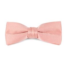 Create the look of a gentleman with our 100% polyester bow ties. Whether for a formal event or simply to look professional, a bow tie is the perfect addition to your attire and with pre knotted you can have perfect knot all the time. This fancy looking and silky feeling will upgrade your look instantly. Size: one size.  Color: Pink.  Gender: male.  Age Group: adult. Classic Solid Color Bow With Ties, Solid Black Tie Bow With Ties, Solid Color Fitted Bow For Black Tie Events, Solid Color Fitted Bow For Black Tie Occasions, Fitted Solid Color Bow For Black Tie Events, Solid Black Tie With Decorative Bow, Adjustable Solid Bow For Formal Occasions, Adjustable Solid Color Bow For Formal Occasions, Business Ties With Decorative Bow