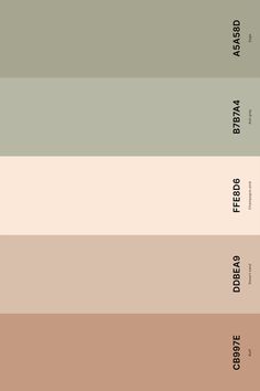 the different shades of paint that are used in this color scheme