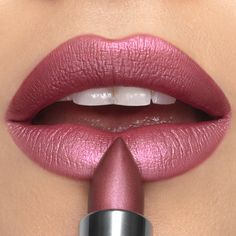 Divine Crème | A Dusty Blush Mauve With Lilac Shimmer Lipstick Pin Up Makeup Vintage, Dusty Rose Lipstick, Lip Healing, Mauve Lips, Shimmer Lipstick, Mac Blush, Light Lipstick, Shimmer Lip Gloss, Dusty Blush