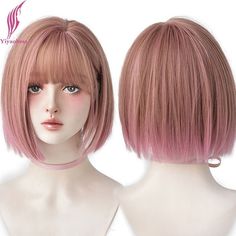 Brown Short Bob, Hair Doctor, Cosplay Hair, Pretty Hair Color, Haircuts Straight Hair, Hair Styler, Hairstyle Women