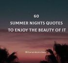 a sunset with palm trees and the words 60 summer nights quotes to enjoy the beauty of it