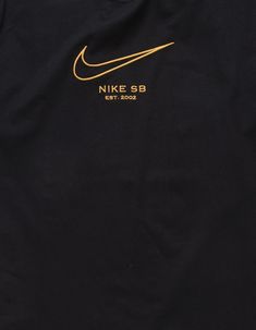 Nike Sb Luxury Embroidered Tee. Embroidery Across Chest. Ribbed Crew Neckline. Loose Fit. Flag Logo At Lower Left Seam. Short Sleeves. 100% Cotton. Machine Wash. Imported. Nike Merch, Tee Embroidery, Nike Tee, Embroidered Tee, Flag Logo, Nike Tees, Nike Sb, Nike Logo, Mens Tees