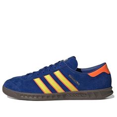 adidas originals Hamburg 'Collegiate Royal Bright Yellow' GY9427 (SNKR/Retro/Skate/Casual/Low Top) Adidas Original, Bright Yellow, Low Top, Adidas Originals, Me Too Shoes, Adidas, The Originals, Yellow, Hamburg