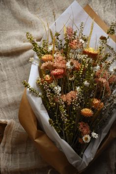 Everlasting Wildflower Bouquet - Dried Flowers AUSTRALIA Cottagecore Flower Bouquet, Rust Wildflower Bouquet, Dried Wildflower Bouquet Wedding, Terracotta Wildflower Bouquet, Wheat Floral Arrangements, Wedding Exterior Decoration, Meadow Bouquet Wedding, Dried Wild Flower Bouquet, Muted Wildflower Bouquet