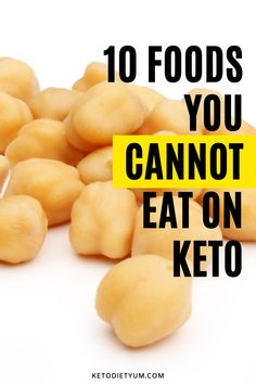 Check out these 10 healthy foods you must avoid on the low-carb keto diet. Don't eat these foods that will kick you out of ketosis! #ketodiet #ketogenic #lowcarb Foods To Eat On Keto Diet, Carb Diet, Keto Hacks Tips, How To Eat Low Carb, Keto Diet Foods List, Foods Allowed On Keto Diet, What Can I Eat On Keto, Keto Approved Foods List, Keto List Of Foods To Eat