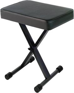 Amazon.com: GLEAM Keyboard Bench Padded Cushion X-Style Height Adjustable 14.5-18.5in Piano Stool Bench Keyboard Chair Black : Musical Instruments Yamaha Keyboard, Portable Piano, Portable Keyboard, Piano Bench, Adjustable Stool, Keyboard Piano, Stool Chair, Folding Stool