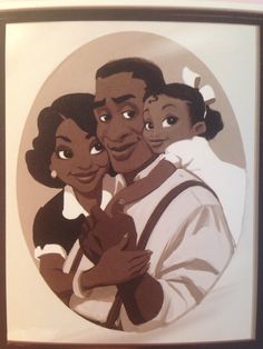 concept art of Eudora, James, and Tiana from the Princess and the Frog Witty Art, Disney Nerd, Disney Artwork, Disney Concept Art