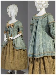 Pet En L'air, Pet En L'air 18th Century, 1770s Dress, 18th Century Jacket, 1770s Fashion, 1780s Fashion, Colonial Dress, 18th Century Dress, Rococo Fashion