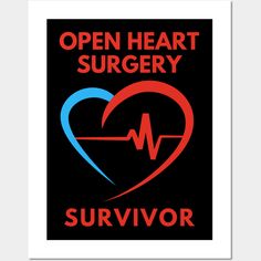 This Open Heart Surgery Survivor design makes for a thoughtful and meaningful gift for friends, family members, or colleagues who have undergone open heart surgery. -- Choose from our vast selection of art prints and posters to match with your desired size to make the perfect print or poster. Pick your favorite: Movies, TV Shows, Art, and so much more! Available in mini, small, medium, large, and extra-large depending on the design. For men, women, and children. Perfect for decoration. Surgery Gift, Heart Surgery, Surgery Recovery, Open Heart, Stampin Up Cards, Meaningful Gifts, Funny Stickers