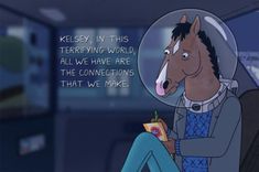 a cartoon horse is sitting in an airplane with a note on it's lap