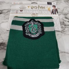 there is a harry potter scarf on the counter