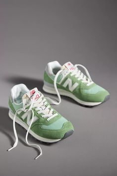 New Balance 574 Sneakers | Anthropologie Shoe Wishlist, Cute Sneakers, Comfortable Sneakers, New Balance Shoes, Kinds Of Shoes, Fabulous Shoes, Crazy Shoes, Dream Shoes