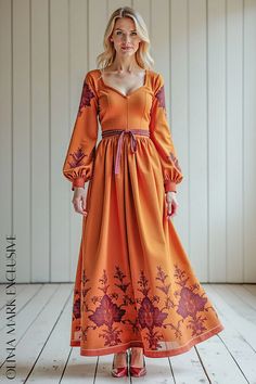 Olivia Mark - Elegant Rustic Maxi Dress with Floral Embroidery and Square Neckline Ribbon Belt, Elegant Embroidery, Floral Maxi, Square Necklines, Full Skirt, Purple Floral, Butterfly Wings, Floral Embroidery, Deep Purple