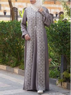 Abayas By Shukr Clothing - Hijab Blog Modern Abaya, Embroidered Cuffs