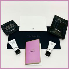 Chanel Travel Size Samples Gift Set - 7pc - 100% Authentic Brand New. Never Used. Just Received. Le Lift Creams, Hydra Beauty Micro Cream, Le Volume Mascara, Le Lift Pro Contour Concentrate , Chance Chanel Perfume Sample , Chanel Black Signature White Note Card And Black Chanel Envelope, All Unopened Samples And Never Used. All Items Received Directly From Chanel Store Brand New In 2023. Chanel Perfume Travel Size, Chanel Perfume Set, Chance Chanel Perfume, Chanel Hydra Beauty Creme, Mascara Serum, Chanel Sublimage La Creme, Chanel Hydra Beauty, Travel Gift Set, Perfume Sample