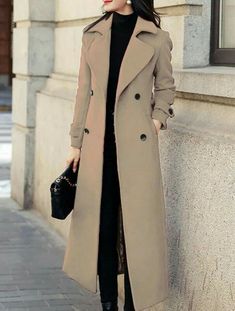 Female Lawyer Fashion, Mode Mantel, Lawyer Fashion, Trendy Jackets, Long Winter Coats, Wool Blend Coat, Modest Fashion Outfits, Coat Outfits