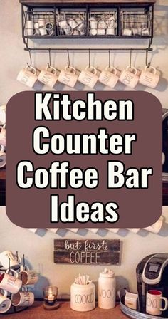 Best Kitchen Counter Coffee Station Ideas Coffee Bar Countertop Ideas, Counter Coffee Bar Ideas, Dual Knives, Counter Top Coffee Bar, Kitchen Counter Coffee Station, Farmhouse Coffee Station, Tea And Coffee Station, Coffee Station Ideas Countertop, Kitchen Counter Coffee Bar