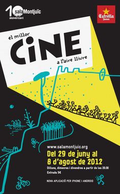 a poster for the festival cine