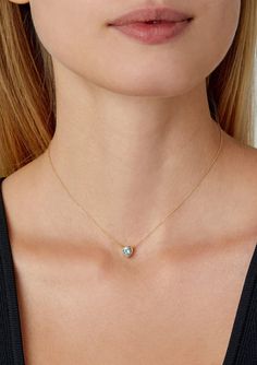 DIVE INTO BLUE WHAT IT IS: Choker necklace featuring a petite heart-shaped blue topaz pendant WHY IT’S SPECIAL: The heart-shaped blue topaz pendant adds a touch of elegance and the perfect piece for expressing love and affection. Handmade by Katey Walker using the finest materials GOOD TO KNOW: 18K Yellow Gold 0.9 ct blue topaz Size 14.5” WHY WE LOVE KATEY WALKER: Katey Walker creates clean, modern and wearable pieces of environmentally responsible, handmade jewelry. Inspired by the seashore, th Heart Choker Necklace, Expressing Love, 18k Gold Chain, Love And Affection, Blue Topaz Pendant, Topaz Pendant, Heart Choker, Diamond Choker, Topaz Necklace