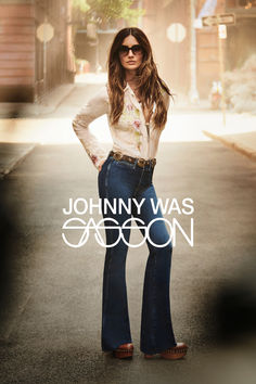 Vintage French girl denim meets California bohemian luxury in our new Johnny Was x Sasson collab. English Conversation, September 2024, Girls Denim, French Girl, Johnny Was, Fall 2024, Vintage French, London Fashion Week, Pretty Hairstyles