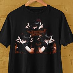 BABYMETAL is a Japanese kawaii metal band and this shirt will make a great addition to your collection or as a gift for Babymetal and other Japanese hard rock bands. Bella+Canvas 3001 * 100% Air Lume combed and ring spun cotton (fiber content may vary for different colors) * Light fabric (4.2 oz/yd² (142 g/m * Retail fit * Tear away label * Runs true to size With side seams Located along the sides, they help hold the garment's shape longer and give it structural support Shoulder tape Twill tape Babymetal Shirt, Kawaii Metal, Dr Wardrobe, Pop Pop Shirts, Baby Metal, J Pop, Pop T, Awesome Sauce, Japanese Kawaii