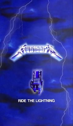 the cover art for metallic's ride the lightning album