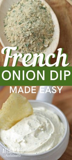 french onion dip made easy and delicious