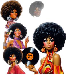 Black Disco Aesthetic 70s, Disco Character Design, 70s Art Style, 1970s Black Women, Disco Aesthetic 70s, 70s Black Women, Disco Dancer, Disco Aesthetic, Disco 70s