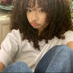 Hair Styles Curly Hair, Styles Curly Hair, Hair Styles Curly, Natural Curly Hair Cuts, Goddess Braids Hairstyles, Dyed Hair Inspiration, Beautiful Curly Hair, Hairdos For Curly Hair, Cute Makeup Looks