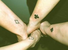 Tattoo Guide, Diamond Tattoos, Tattoo Zeichnungen, Bff Tattoos, Friendship Tattoos, Matching Tattoo