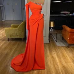 I Purchased A Gown And Requested The Color In The Photo, However, I Received A Different Orange In A Shiny Fabric. (See Pictures 3 & 4) Gown Is Brand New And Never Worn. Orange Gown Dress, Orange Reception, Orange Formal Dress, Orange Gown, Junior Prom, Jr Prom, Shiny Fabric, Reception Dress, Color Orange