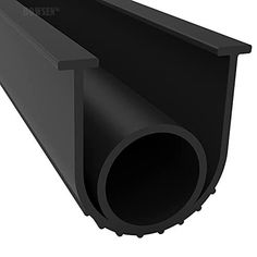 an image of a black pipe on white background