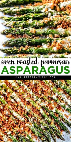 What your Christmas dinner ideas need! It's an Oven Roasted Parmesan Asparagus. Healthy with a crispy, buttery panko topping, this Christmas side dish recipe is the BEST baked asparagus. Put this on your holiday menu! Christmas Side Dish, Christmas Side Dish Recipes, Asparagus Recipes Baked, Asparagus Recipes Roasted, Oven Roasted Asparagus, Christmas Dinner Ideas, Parmesan Asparagus, Christmas Side, Christmas Side Dishes