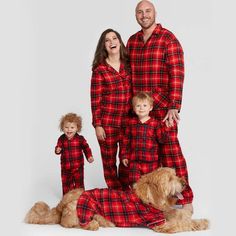 "Red plaid pajamas Christmas Family Christmas pyjamas one style Christmas pyjama Family matching pjs Dog Xmas clothes Christmas pyjamas set. Family Christmas pyjamas one style - very cozy sets from flannel fabric. Wear them for great family photos, traditional celebrations the night before Santa comes. Wear our pjs for opening presents 🎁 on Xmas 🎄 morning. With all the mix and match options they're perfect for everyone from baby to grandma and grandpa including the family pet. Excellent quality One style For your size look to the last photos. WAIST MEASUREMENTS- here in size chart you see measurements of pants. They are stretching and has elastic band. It will be simply stretching plus to 12-18cm/4,7\"-6,5\" HIPS measurements- also will be stretching plus to 5-7 cm/2\"-2,8\" Bust area st Mother Father And Baby, Mens Christmas Pajamas, Plaid Print Shirt, Matching Family Christmas Pajamas, Plaid Set, Father And Baby, Matching Christmas Pajamas, Christmas Pajama Set, Plaid Pajamas