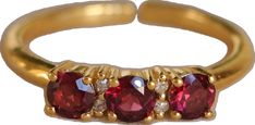 Gold Rings With Rose Cut Diamonds And Garnet, Gold Garnet Ring With Rose Cut Diamonds, Elegant Gold Crystal Ring With Ruby, Elegant Red Ruby Toe Ring, Adjustable Elegant Ruby Ring, Gold Garnet Open Ring, Elegant Adjustable Gold Ruby Ring, Diamond Ring Gold, Red Stone Ring