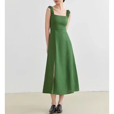 Olivia Mark - Vintage-Inspired High Neck Backless Maxi Dress with Split - Sleeveless Dress Ombre Maxi Dress, Dress With Split, Backless Maxi Dress, Backless Maxi Dresses, Vintage Inspired Dresses, Elegant Chic, Types Of Skirts, Dress For Women, Chic Dress