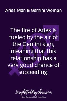 the fire of aries is fueled by the air of the gemini sign, meaning that this relationship has a very good chance of success