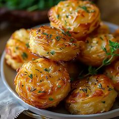 some food is sitting on a plate and ready to be eaten