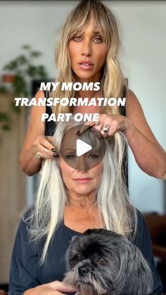 Rachel Williams on Instagram: "MY NUMBER ONE REEL OF 2024 🙌🏼  MY MOM’S HAIR TRANSFORMATION 😱!   Ok ya’ll my mom Kathy’s 50th Highschool Reunion is this weekend so I wanted her to be feeling herself, and still give them something to talk about 🤟🏼!   First Stop 💃🏼💃🏼💃🏼 The Haircut 🤌🏼!   I used my 6” Phantom’s by @arcscissors to cut all the 🔥🔥🔥 layers 🙌🏼! Because I do A Lot of Cutting using the axis of my blade , these are my go to scissors to use 🙌🏼!   👉🏼 Noticed how I cut her hair dry ? The reason for this is because I know from experience that my mom’s hair really shrinks up from wet to dry , so this way she knows exactly how much length is taken off and there isn’t a big surprise of going to short ♥️!   👉🏼 You can Always Use my Code Rachelw15 for 15% Off of Any Pair Rachel Williams, Cut Her Hair, Xmas Nails, Hair Transformation, About Hair, Dry Hair, Hairstyles With Bangs, Pretty Hairstyles, Her Hair