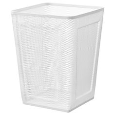 DRÖNJÖNS Wastepaper basket, white - IKEA Wash Basin Accessories, Wastepaper Basket, Ikea Ireland, Ikea Website, Basket Lighting, Paper Basket, Drawer Unit, Waste Paper, Clever Storage