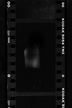 a black and white film strip with numbers on it