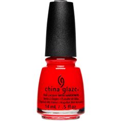 China Glaze Nail Polish - Flame-boyant / 0.5 oz. - 14.79 mL. China Glaze Nail Polish - Flame-boyant / 0.5 oz. - 14.79 mL. This China Glaze Flame-boyant is a rocket red nail polish that's ready to party. Details: Crème finish. Suggest to clients who love bold reds. We only sell 100% authentic China Glaze nail polish. Nothing less. Browse more of our spectacular nail varnish colors from China Glaze Nail Lacquer. VIEW ALL PRODUCTS BY CHINA GLAZE China Glaze Nail Polish Colors, Strengthening Nail Polish, Nail Varnish Colours, Glaze Nail Polish, Eyelash Salon, China Glaze Nail Polish, Red Nail Polish, Ebay Store Design, Red Nail