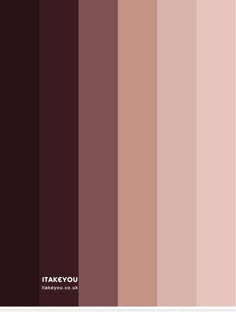 the color palette is brown and pink, with different shades to choose from on it