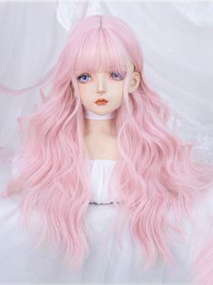 This price is for a wig only, others are not included. Hair Color:PinkHair Length:Waist LengthWig Bangs:Air Bangs / Wispy BangsWig Details:Heat-resistant Synthetic Fiber / Natural Top / Net Closed Wefted Cap Construction / WavySizeFree SizeHair Length75 Light Pink Wig, Pink Wig With Bangs, Air Bangs, Cherry Blossom Festival, Pink Wig, Wispy Bangs, Sweet Lolita, Synthetic Wig, Long Curly Hair