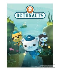 an image of octonauts on the cover of a book with animals and fish