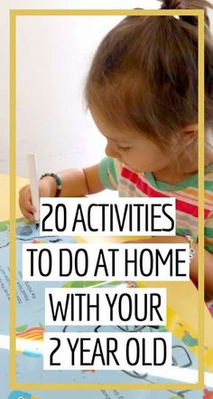 20 Activities To Do At Home With Your 2 Year Old! || Simple and fun activities for your toddler that call all be done at home. #parenting #toddlers #toddleractivities #motherhood #activities #kids #2yearold Activities For 2 Year, Activities To Do At Home, Easy Toddler Activities, Fun Activities To Do, Parenting Toddlers