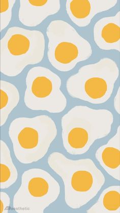 an egg pattern is shown in yellow and blue